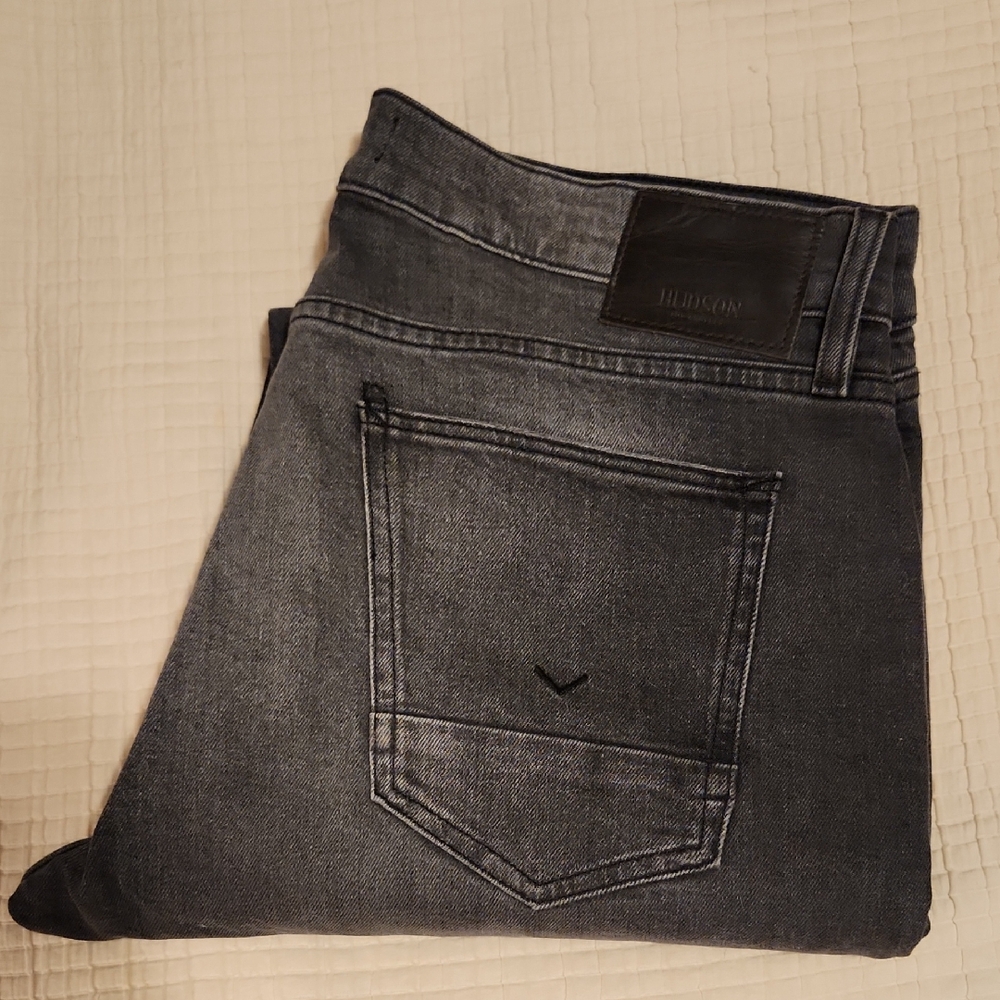 Hudson BLAKE Charcoal Grey Jeans